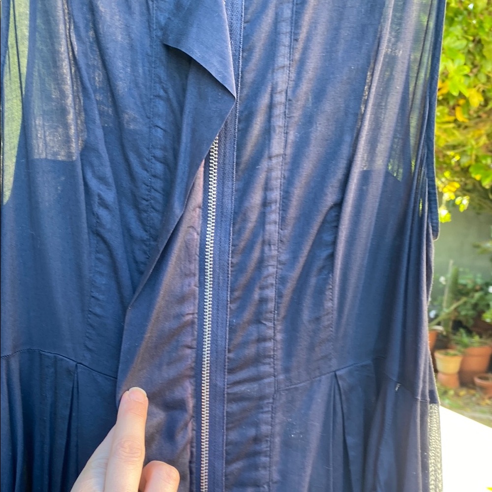 Ter et Tartine Blue Sleeveless High Low Sundress - Picture 5 of 16